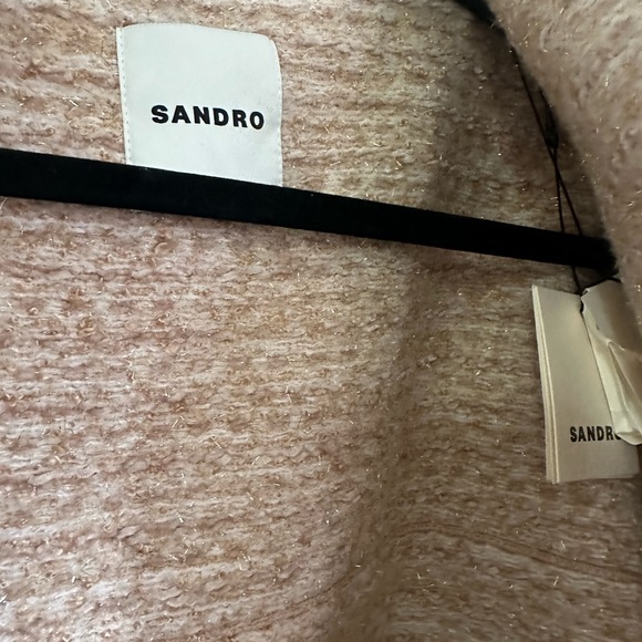 Sandro metalic thread trucker jacket tweed cardicoat - Picture 13 of 15